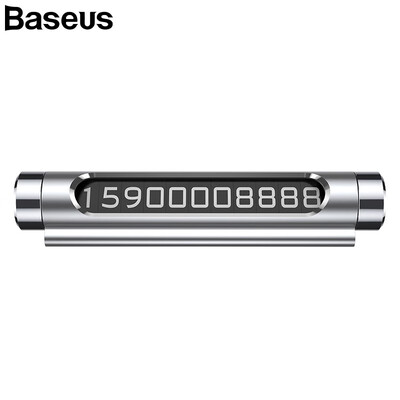 

Baseus Car parcking Number Holder Luminous Phone Number Plate auto accessories