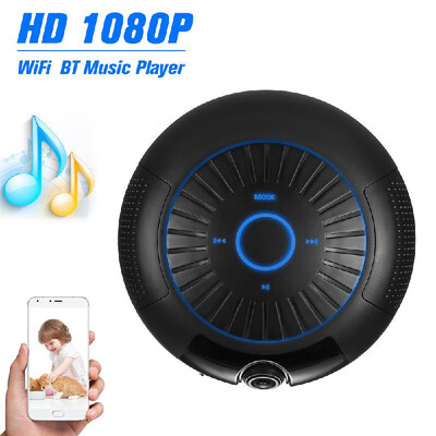 

Wireless Home Security WiFi IP Camera 180 Degree HD 1080P BT Speaker Music Player with Night Vision Two Way Audio Motion Detection