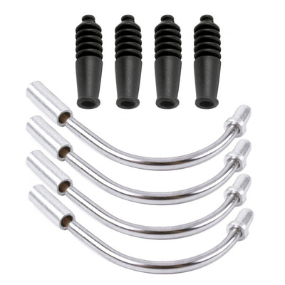 

4 Sets MTB Mountain Bike V Brake Noodles Cable Guide Bend Tube Pipe Sleeves Protector Hose