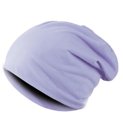 

New Fashion Men Women Beanie Solid Color Hip-hop Slouch Unisex Knitted Cap Hat Dark Blue