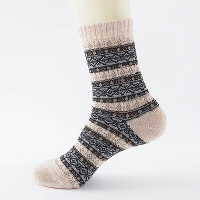

Winter Thick Warm Stripe Wool Socks Casual Calcetines Hombre Sock Business Male Socks