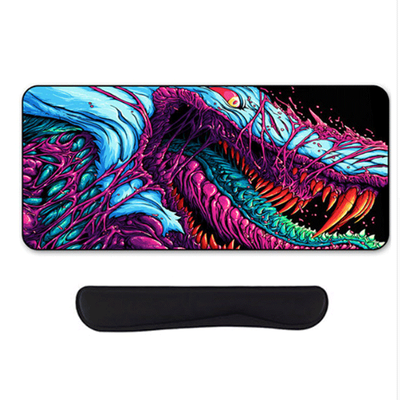 

Game 900x400mm Hyper Beast  Large Locking Edge Gaming Mouse Pad CS GO Keyboard Rubber Mousepad Wrist Rest Table Computer Mat