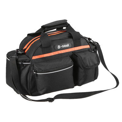 

15L Bike Rear Seat Bag Rack Trunk Basket Pannier Bag Cycling Luggage Storage Case Shoulder Handbag