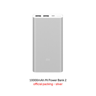 

10000mAh Xiaomi Mi Power Bank 2i External Battery Bank 18W Quick Charge Powerbank 10000 PLM09ZM with Dual USB Output for Phone