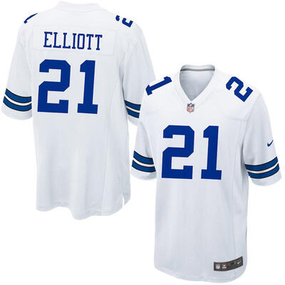 

Mens Football Jersey Dallas Cowboys Ezekiel Elliott White Game Jersey