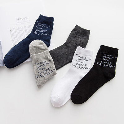 

Mens cotton socks Cotton sports socks male Medium socks boxed