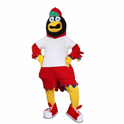 

LangtengRed Sport Eagle Bird Mascot Cartoon Costume Cosplay Party Halloween Christmas Festival Performance
