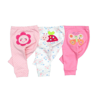 

3PCSLOT 2018 Baby Pants 6-24M Cotton Infant Pants Cartoon Animal Monkey Baby Gril Boys Pants Newborn Spring Autumn Summer Winter
