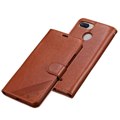 

MOONCASE Millet Red Rice 6 Yazun Shi TPU Wallet - Brown