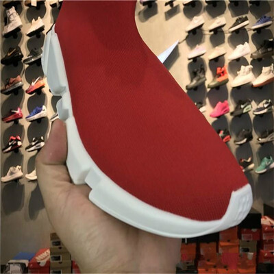 

High Quality Luxury Sock Shoe Speed Trainer Running Sneakers Speed Trainer Sock Race Runners black Shoes men&women Sports Shoe