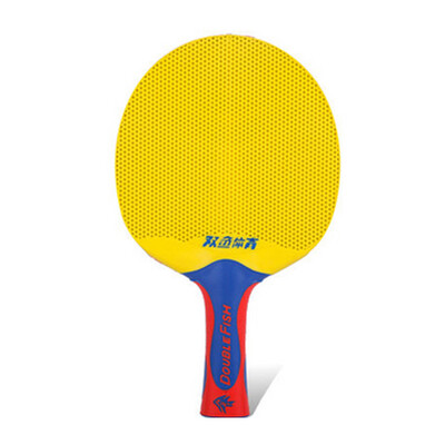

Double Fish Plastic Rubber Table Tennis Racket Ping Pong Bat Paddle Long Handle