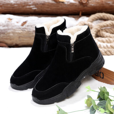 

Mens Martin Boots Casual Cotton Boots Warm Snow Boots in Winter