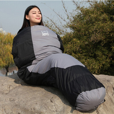 

ultralight weight super warm sac de couchage duck down outdoor thickening camping sleeping bag for Autumn And Winter