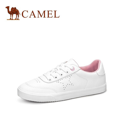 

Camel CAMEL ladies simple fresh star shaped small round head white shoes A91278601 white powder 36