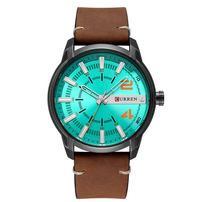 

Curren Fashion Leather Watches Men Quartz Analog Date Clock Male Wristwatches Relogio Masculino