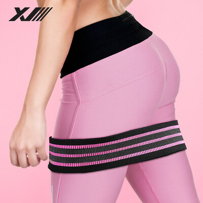 

Xiang Wei hip ring men&women strength training fitness circle pull with stripe ring elastic belt keep training shaping resistance squat circle  M combination suit