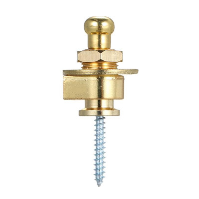 

Guitar Security Band Lock Buttom Electric Guitar Antiskid Band Lock Nail Silvery