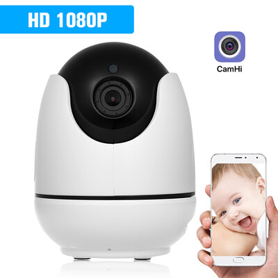 

1080P WIFI Camera Wireless Cam Smart IP Camera Baby Monitor with Motion Detection Tracking PanTilt Security Camera TF Card Recor
