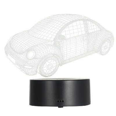 

3D Visual Illusion Lamp Transparent Acrylic Night Light 7 Color Changing LED Lamp 15