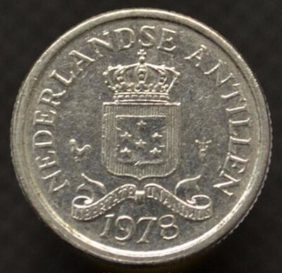 

16mm Netherlands Antilles 10 coins Random year