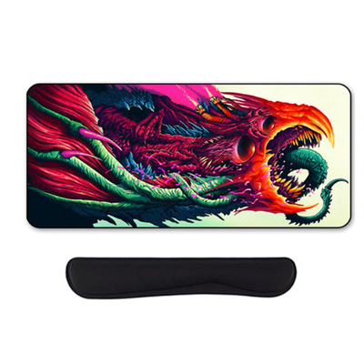 

Game 900x400mm Hyper Beast  Large Locking Edge Gaming Mouse Pad CS GO Keyboard Rubber Mousepad Wrist Rest Table Computer Mat