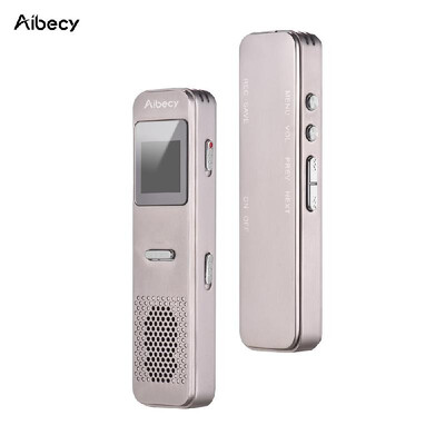 

Aibecy Voice Activated Recorder Digital Voice Recorder MP3 Music Player with Loudspeaker for Meetings Lectures