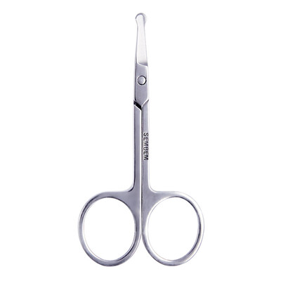 

Three SEMBEM round head beauty scissors nose hair eyebrows double eyelid stickers false eyelashes stainless steel makeup scissors