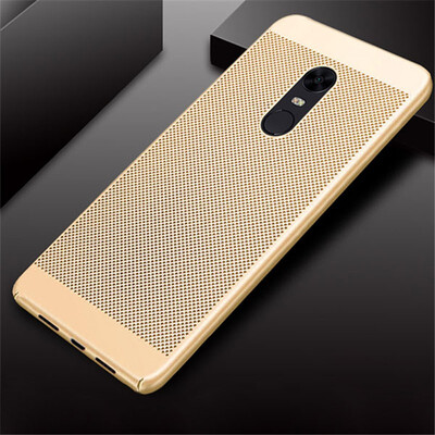 

Goowiiz Phone Case For Xiaomi RedMi 55 Plus5APro Full Protection Slim Hard PC Breathable Grid Back Cover