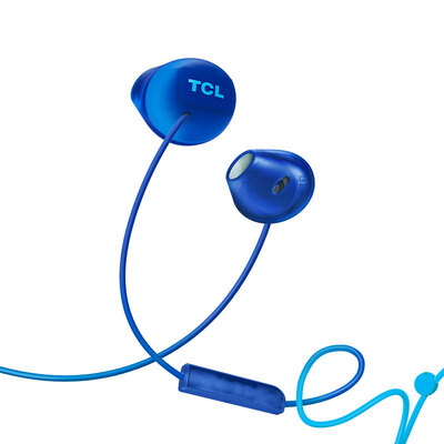 

TCL SOCL200 earphones wired wire control dynamic drive clear balance sound quality deep blue vivo Huawei glory oppo apple millet red rice plus universal