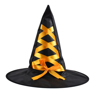 

New&new fine arts Halloween party adult carnival hat masquerade cosplay dress up magician props wizard show eagle cap orange section