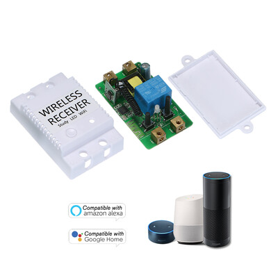 

WIFI433MHz RF Wireless Remote Control Switch For Sonoff 1 CH AC 85-275V Compatible with Amazon Alexa & for Google Home Voice Cont
