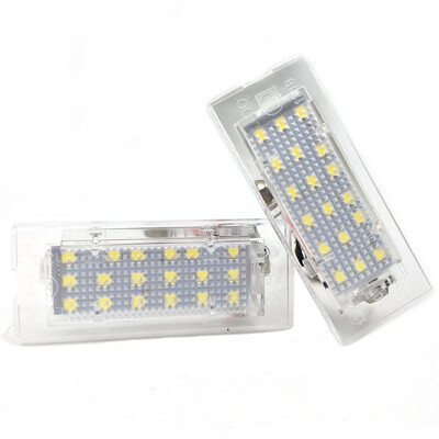 

2Pcs White 3528SMD Automotive LED License Light Assembly for BMW E53 X5