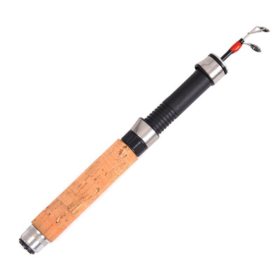

65cm Telescoping Carbon Ice Fishing Rod Mini Pole Winter Ultra-light Fishing Tackle
