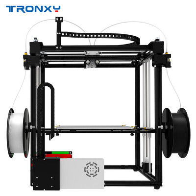 

Tronxy 3D Printer DIY Kit Aluminium Profile Frame with LCD Screen Dual Z Axis Rods Large Printing Size 330330400mm Support Singl