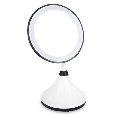 

Adjustable Countertop Rotating LED Touch Screen Makeup Mirror
