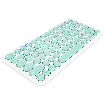 

BOW HB098S Multi-device Three Bluetooth Keyboard Mute Portable iPad Tablet Phone Wireless Keyboard Fashion Men&women Bluet
