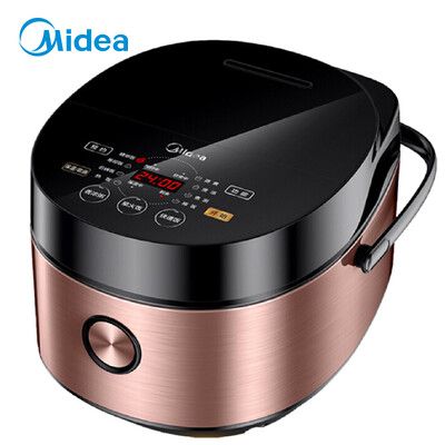 

Midea rice cooker micro-pressure quick-cooking anti-overflow musk function top-mounted touch control smith copper round cooker tank liner 4L rice cooker MB-FB40Easy501