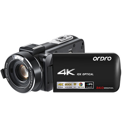 

Ouda ORDRO AC7 HD 4K super quality camera digital DV12 times optical zoom 200 times smart zoom home conference live