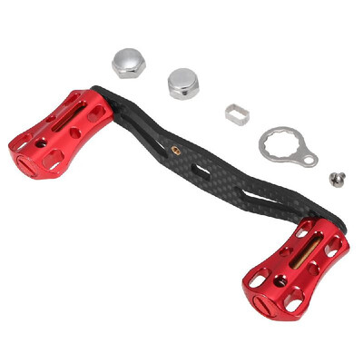 

Lixada Carbon Baitcasting Reel Rocking Handle Aluminum Alloy Handle Grips Fishing Reel Replacement Parts Fishing Accessory