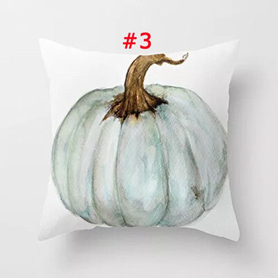 

Halloween Pumpkin Square Cotton Linen Throw Pillow Case Cushion Cover Home Decor