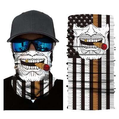 

New Cool Robot Skeleton Halloween Mask Scarf Joker Headband Balaclavas for Cycling Fishing Ski Motorcycle