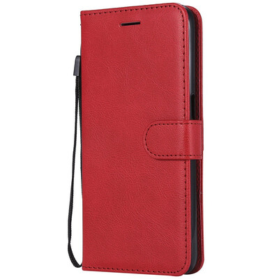 

Luxury Simple Solid Color Case For OPPO R17 F9 F7 F5 A75S A75 A73 Card Slot Lanyard Phone Cover New Arrival Fundas P06G