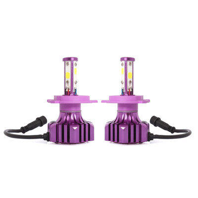 

H4 B3 2PCS Led Cob LED Chip Car Headlamp 36W 6500k White Light 8000LM Car Bulb Fog Light