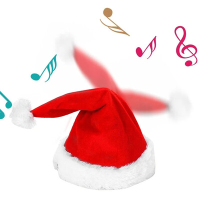 

Novelty Creative Dance Music Christmas Hat Kids Gift Music Christmas Hat