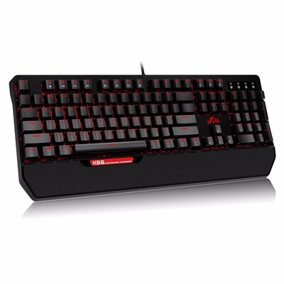

Rii Backlight Mechanical Gaming Keyboard with 108 Keys Red Backlight Wired USB Plug&Play Anti-ghosting