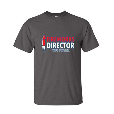 

Fireworks Director 4th of July Funny T Shirts Men Beefy T Shirt