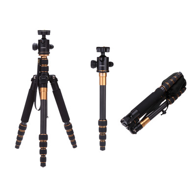 

Andoer Pro Carbon Fiber Tripod for SLR Camera Ball Head Monopod Changeable Portable Traveling