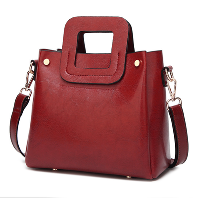 

Retro Crossbody Bag for Women PU Leather Shoulder Bag Casual Ladies Handbag
