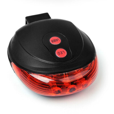 

Bicycle Tail Light 5LED2Laser Waterproof Cycling Bike Light 7 Cool Flash Mode Bike Rear Lights For Bike Accessories Lights