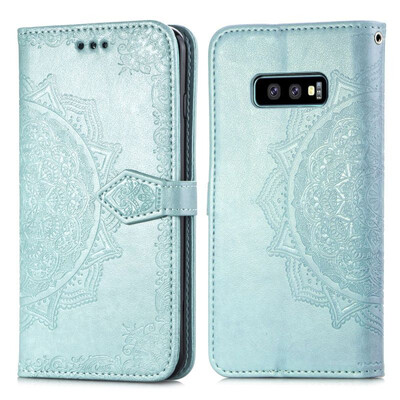 

MOONCASE Nokia 51 Windbell Owl Embossed Leather Case - Green